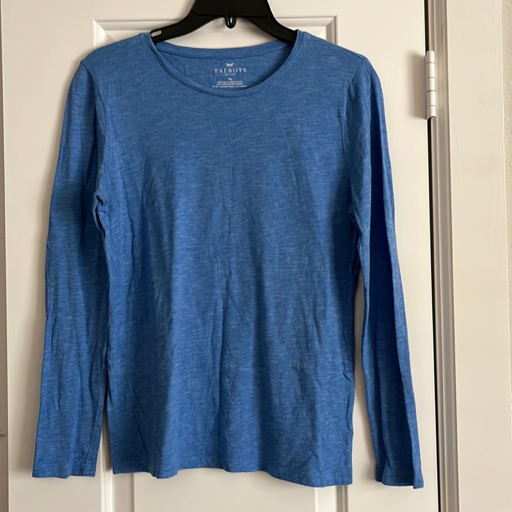 Talbots blue top